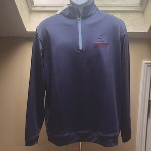 Peter Millar NWT Medium Blue Performance Pullover